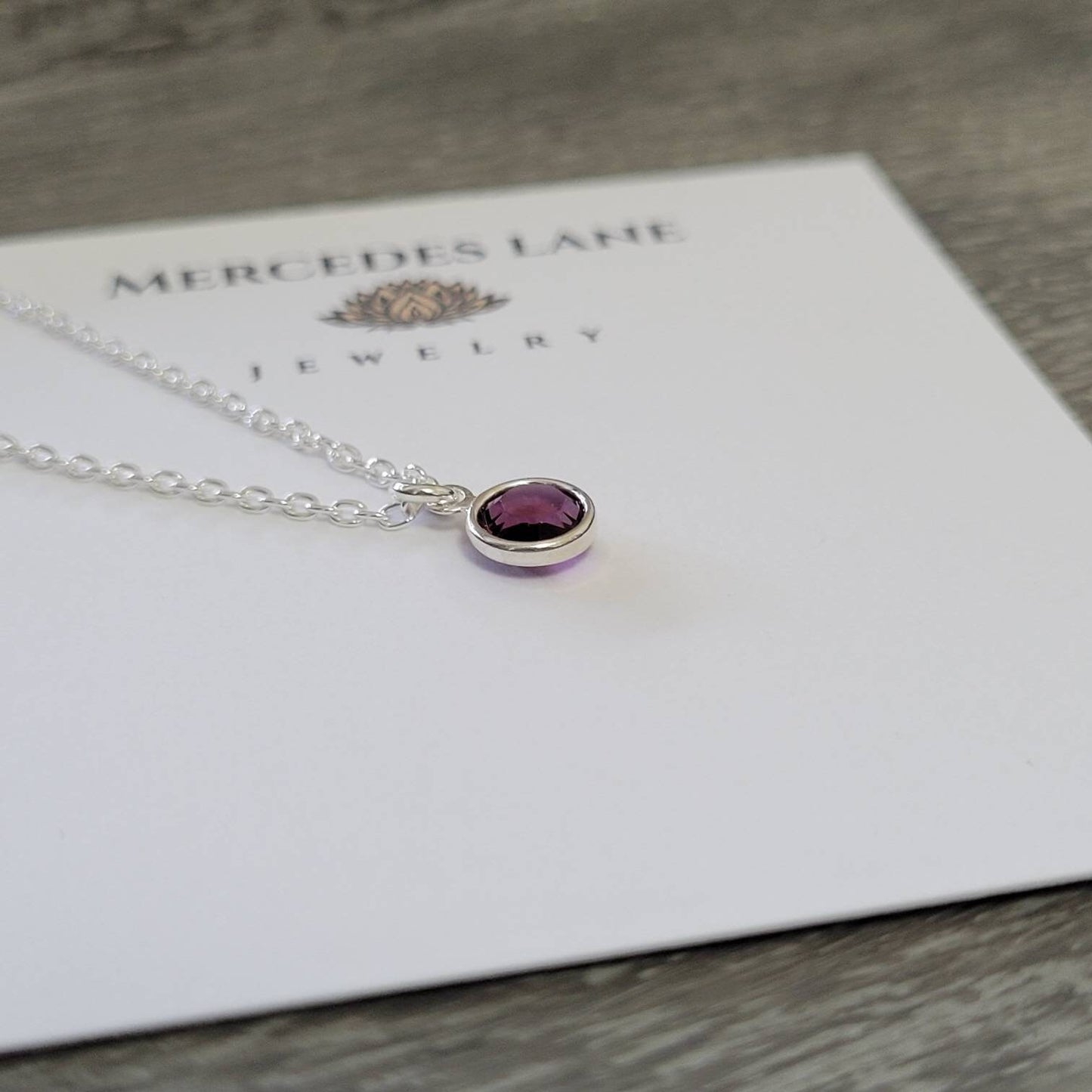 14K Gold Filled or 925 Sterling Silver Dainty Birthstone Personalized Necklace