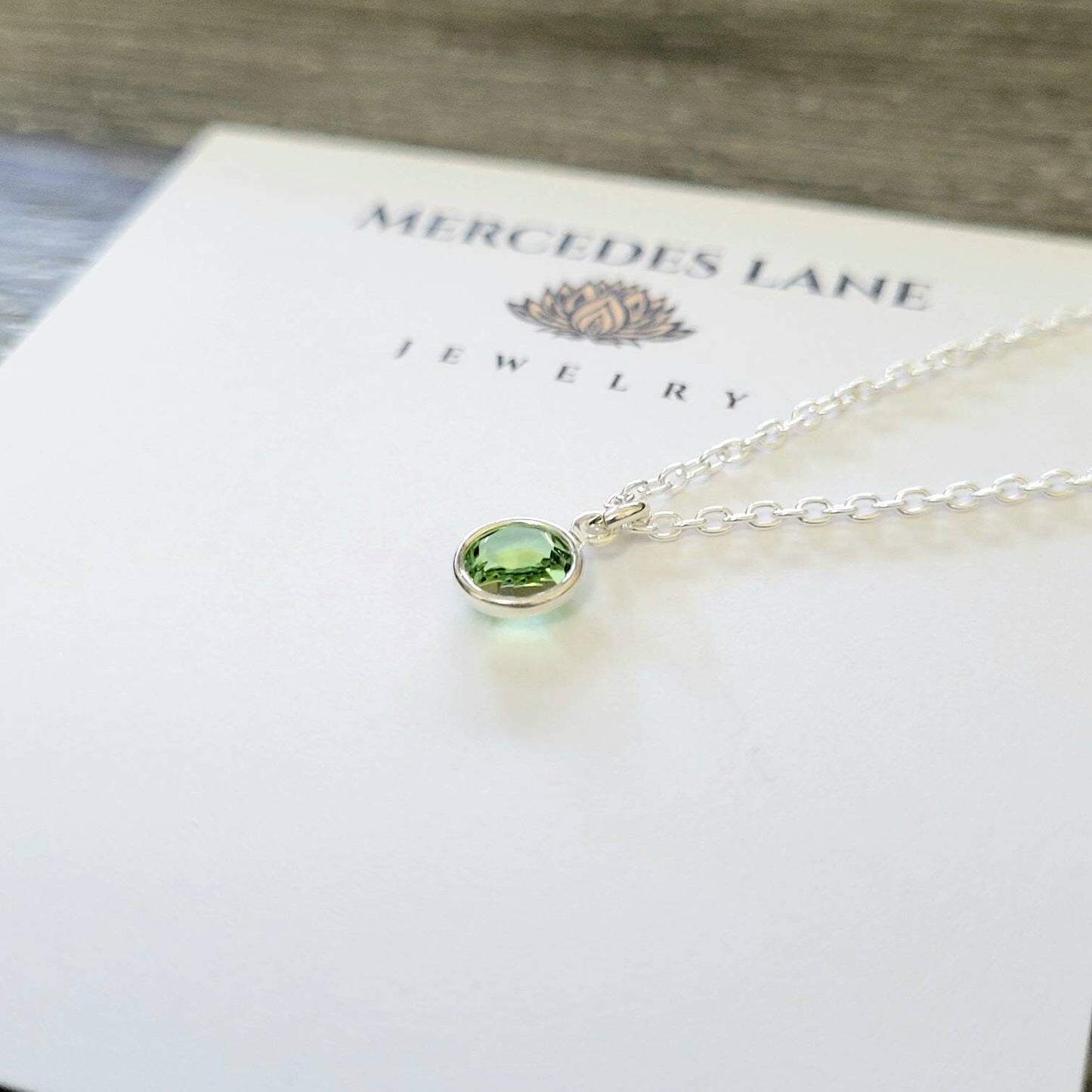 14K Gold Filled or 925 Sterling Silver Dainty Birthstone Personalized Necklace