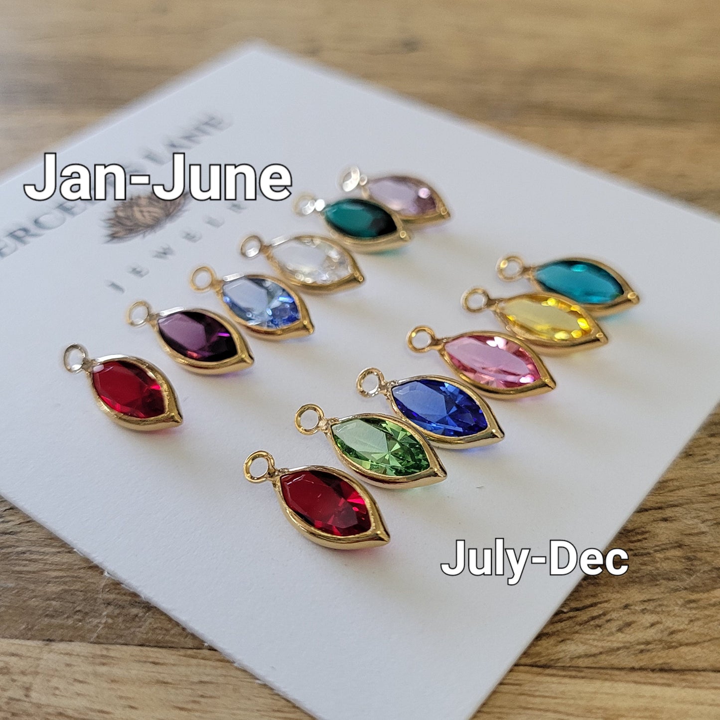 14K Gold Filled Personalized Family Birthstone Necklace