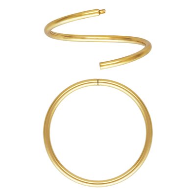 14K Gold Filled Sleeper Hoops