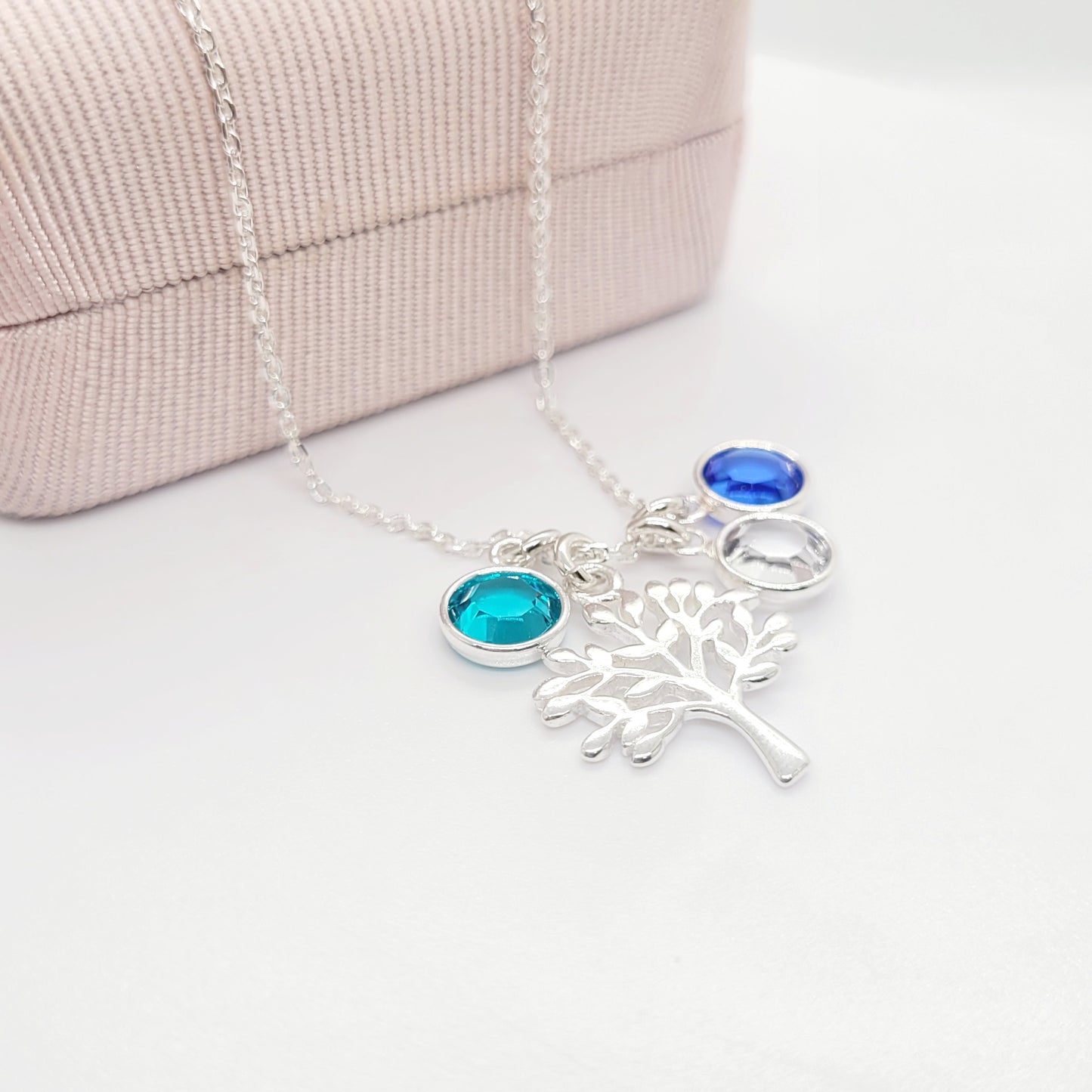 .925 Sterling Silver Family Necklace