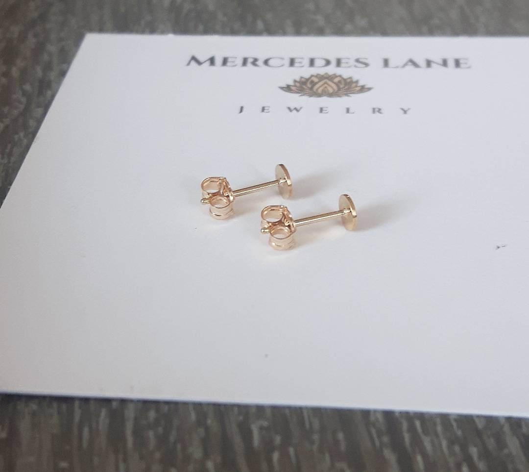 14K Gold Filled Dot Micro Stud Earrings
