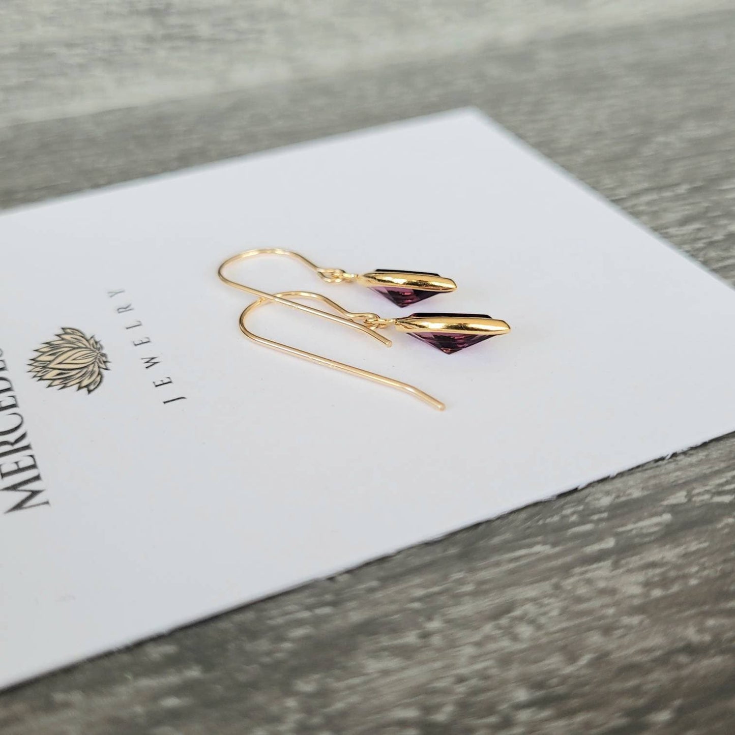 14K Gold Filled Personalized Birthstone Earrings