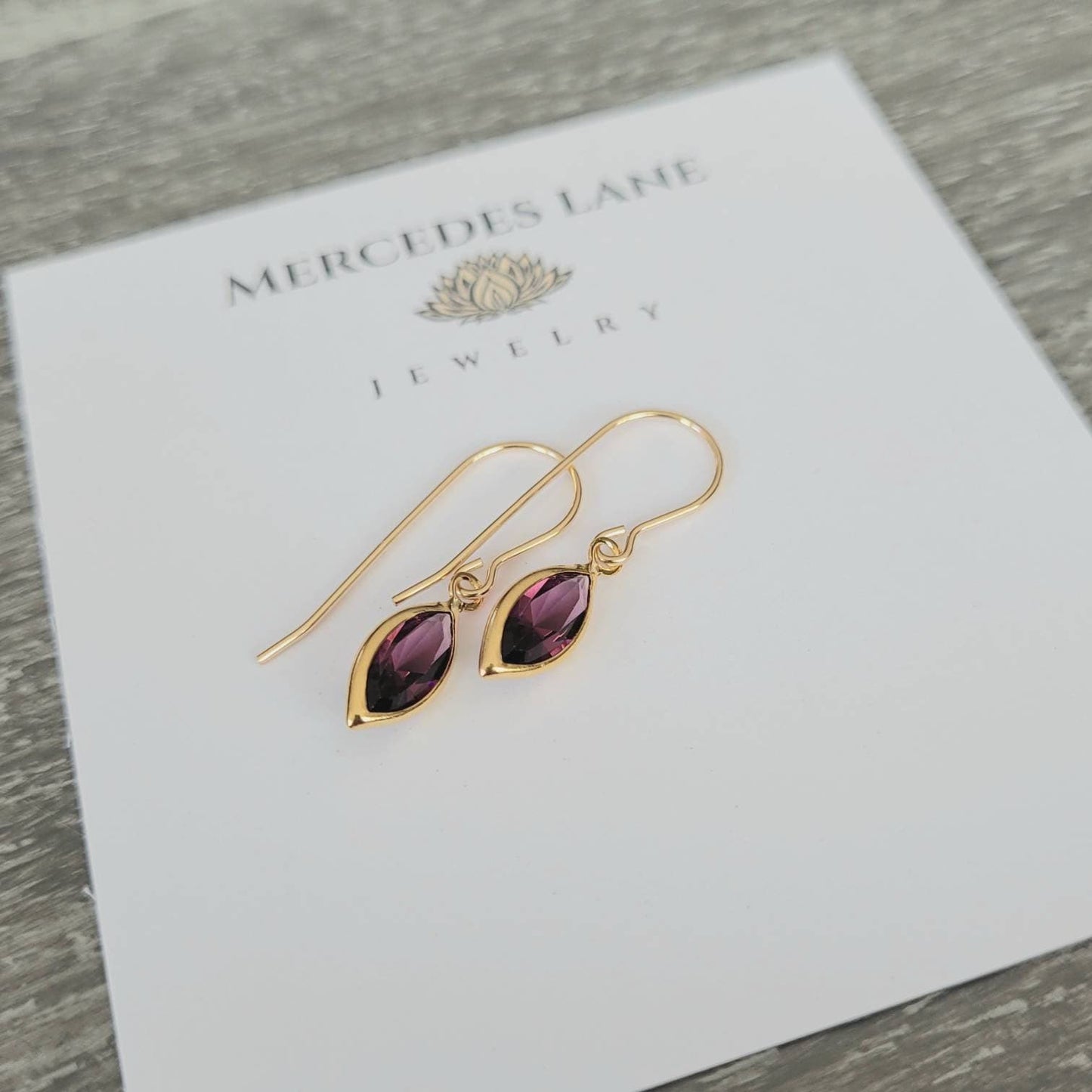 14K Gold Filled Personalized Birthstone Earrings
