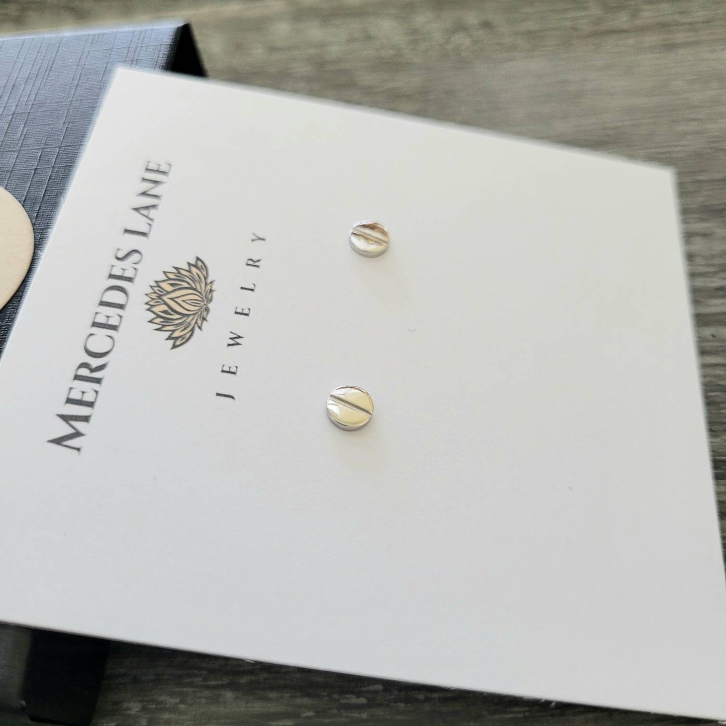 925 Sterling Silver Nail Head Screw Stud Earring